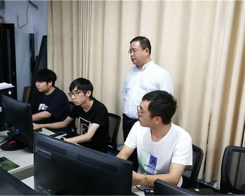 宋劍杰副校長看望我校全國職業院校技能大賽備賽師生