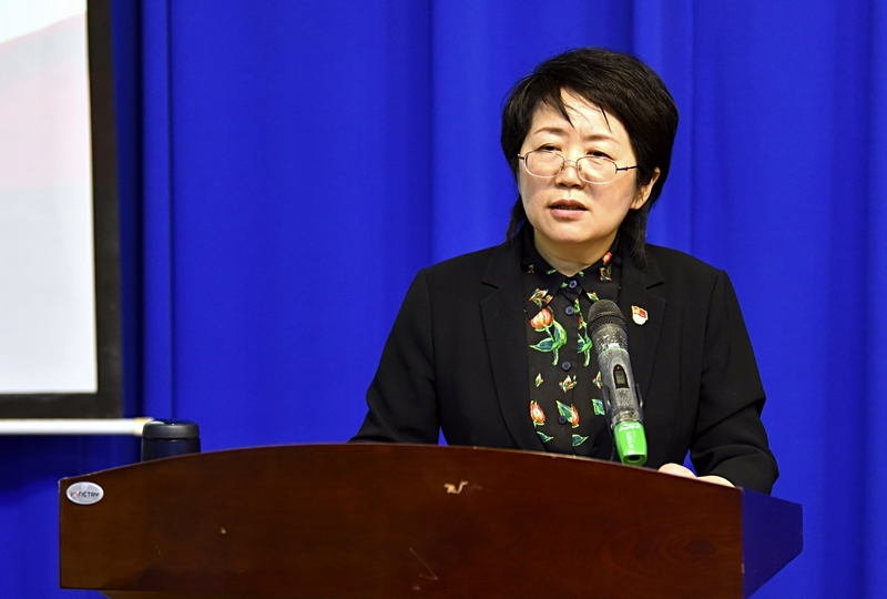 省委常委、統戰部部長苗延紅到我校宣講黨的二十大精神并調研