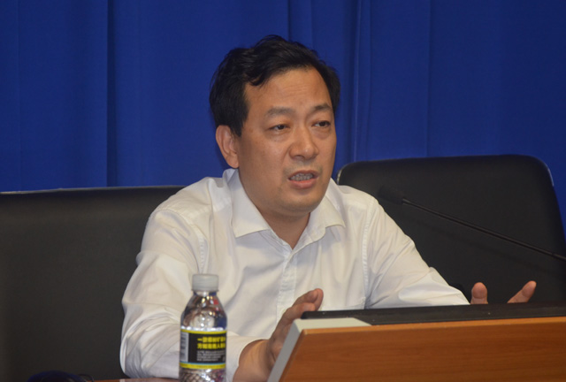省政府研究室副主任熊安靜來我院作海南自貿區總體方案輔導報告
